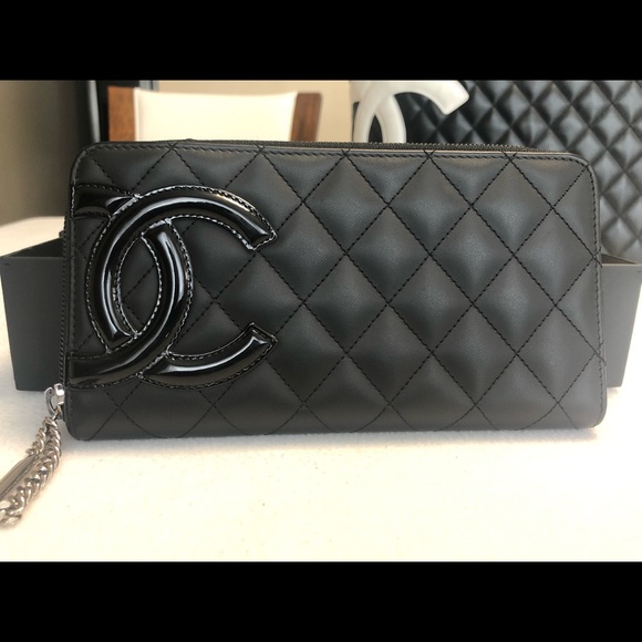 ❌SOLD❌  CHANEL CAMBON ZIPPY CHAIN WALLET - Picture 7 of 16
